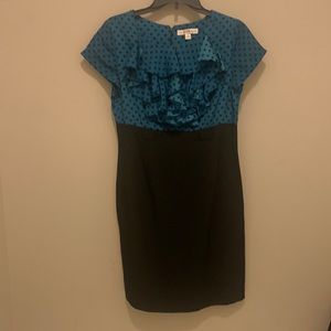 Blue and Black dress